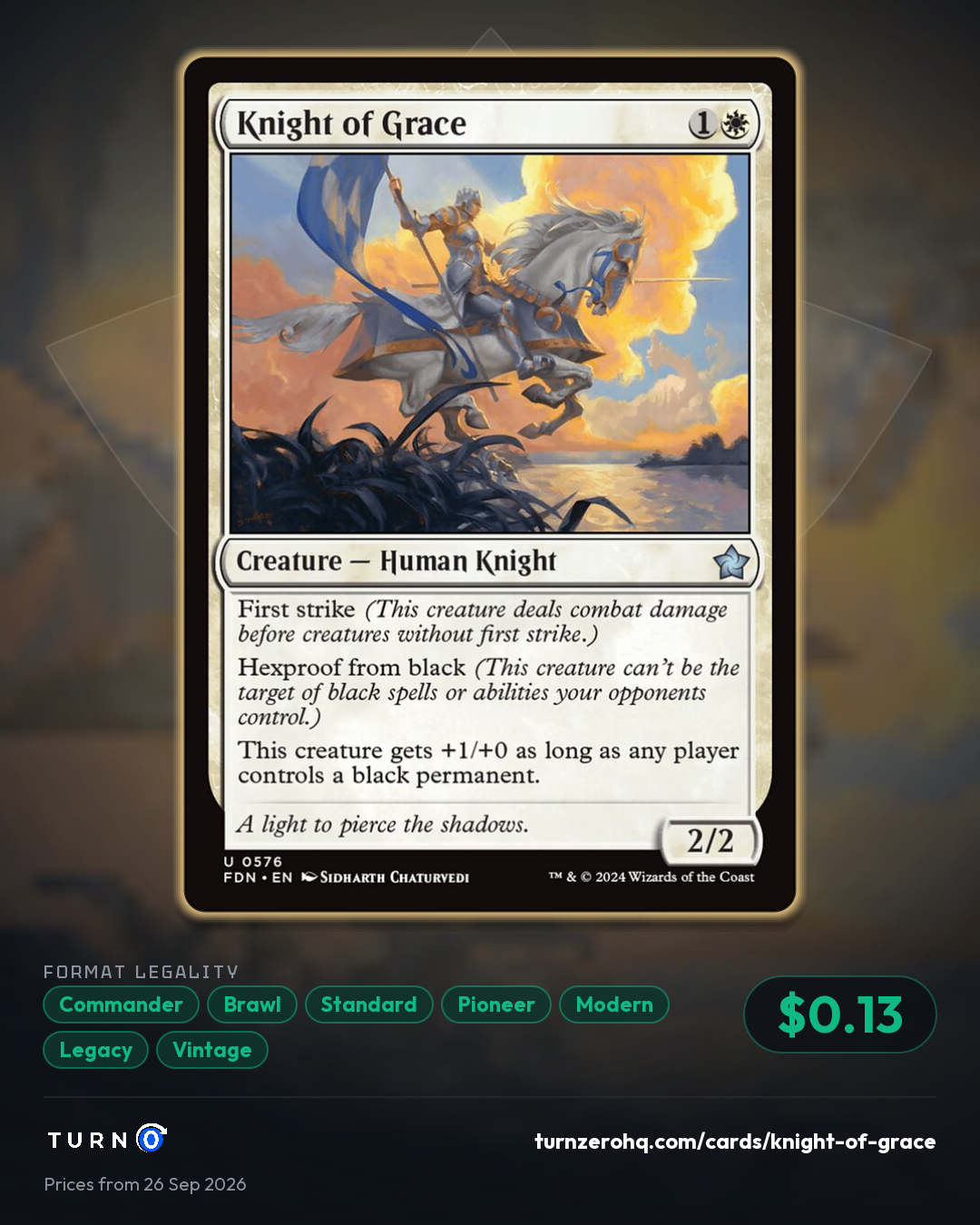 Shareable picture of Knight of Grace