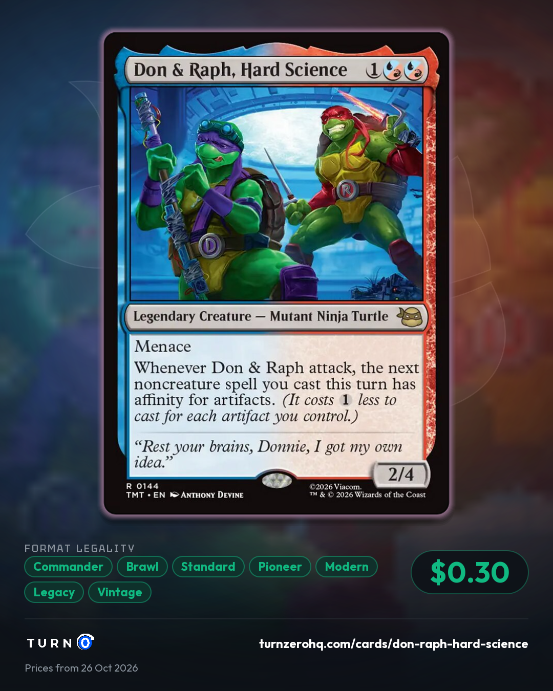 Shareable picture of Don & Raph, Hard Science