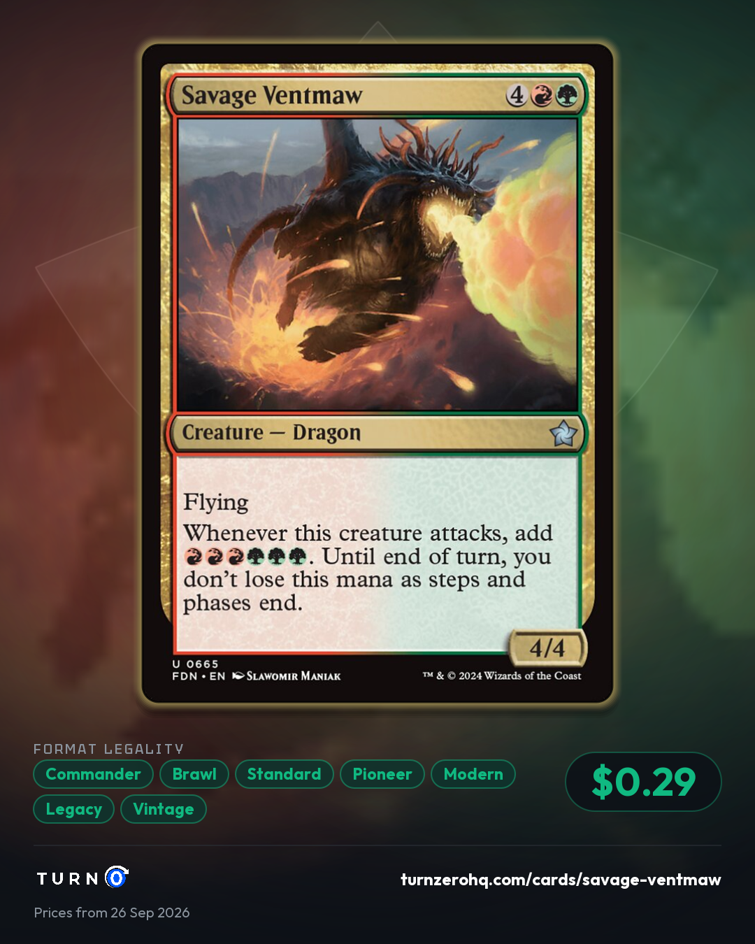 Shareable picture of Savage Ventmaw