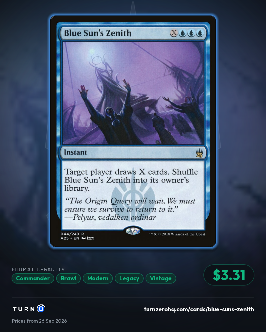 Shareable picture of Blue Sun's Zenith