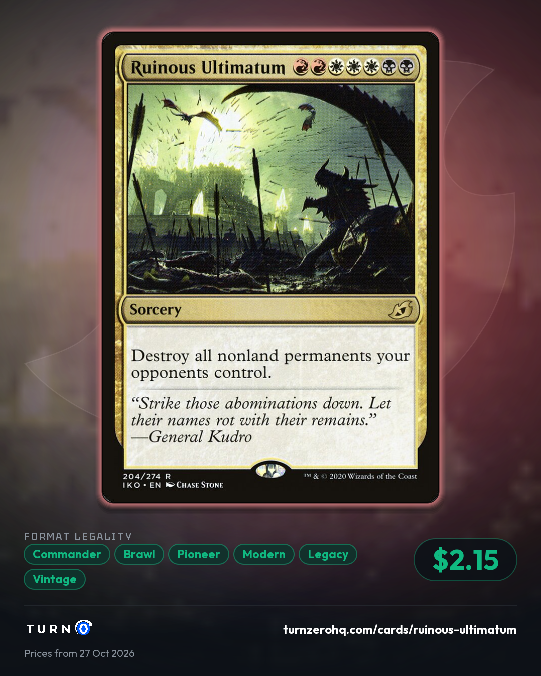 Shareable picture of Ruinous Ultimatum