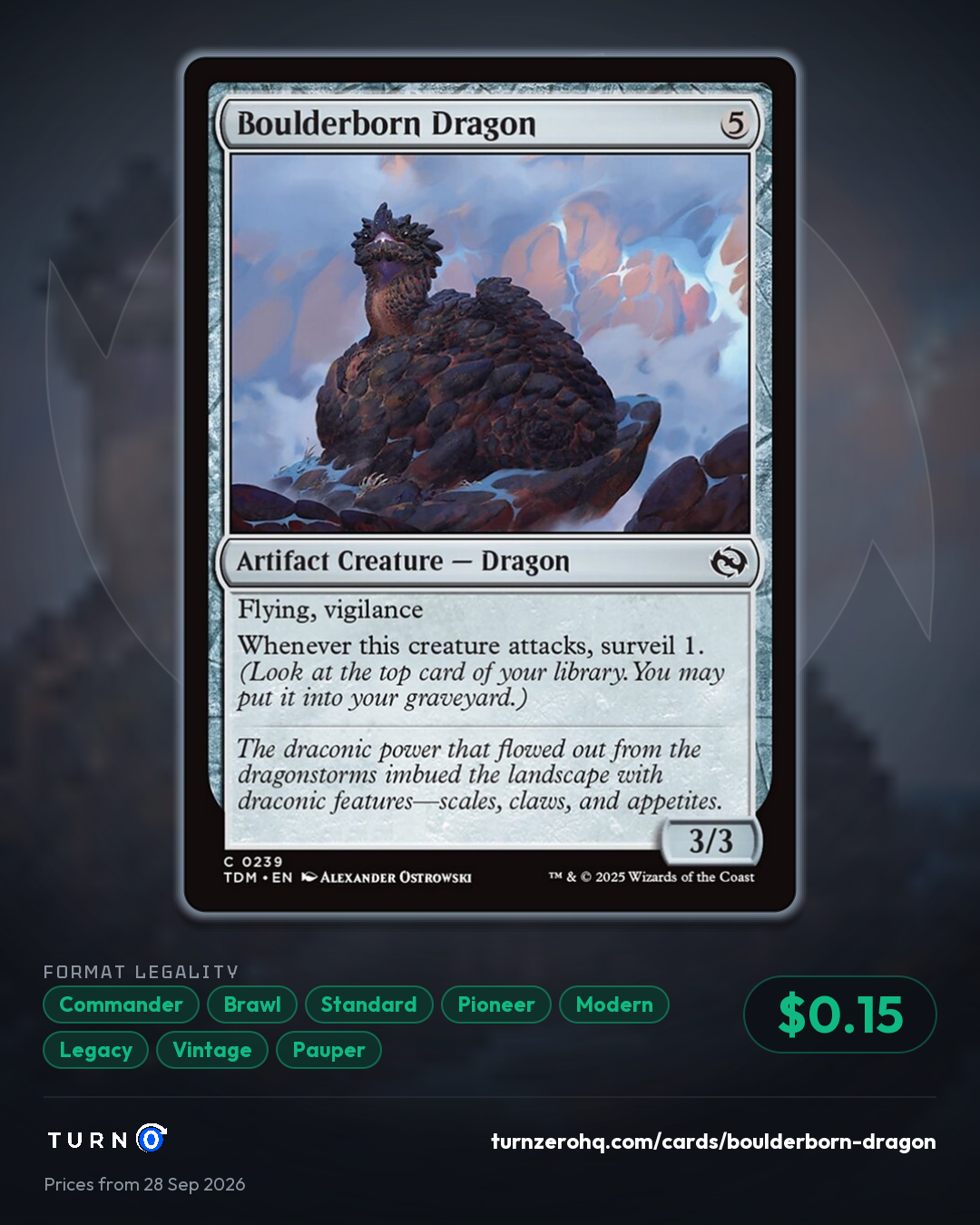 Shareable picture of Boulderborn Dragon
