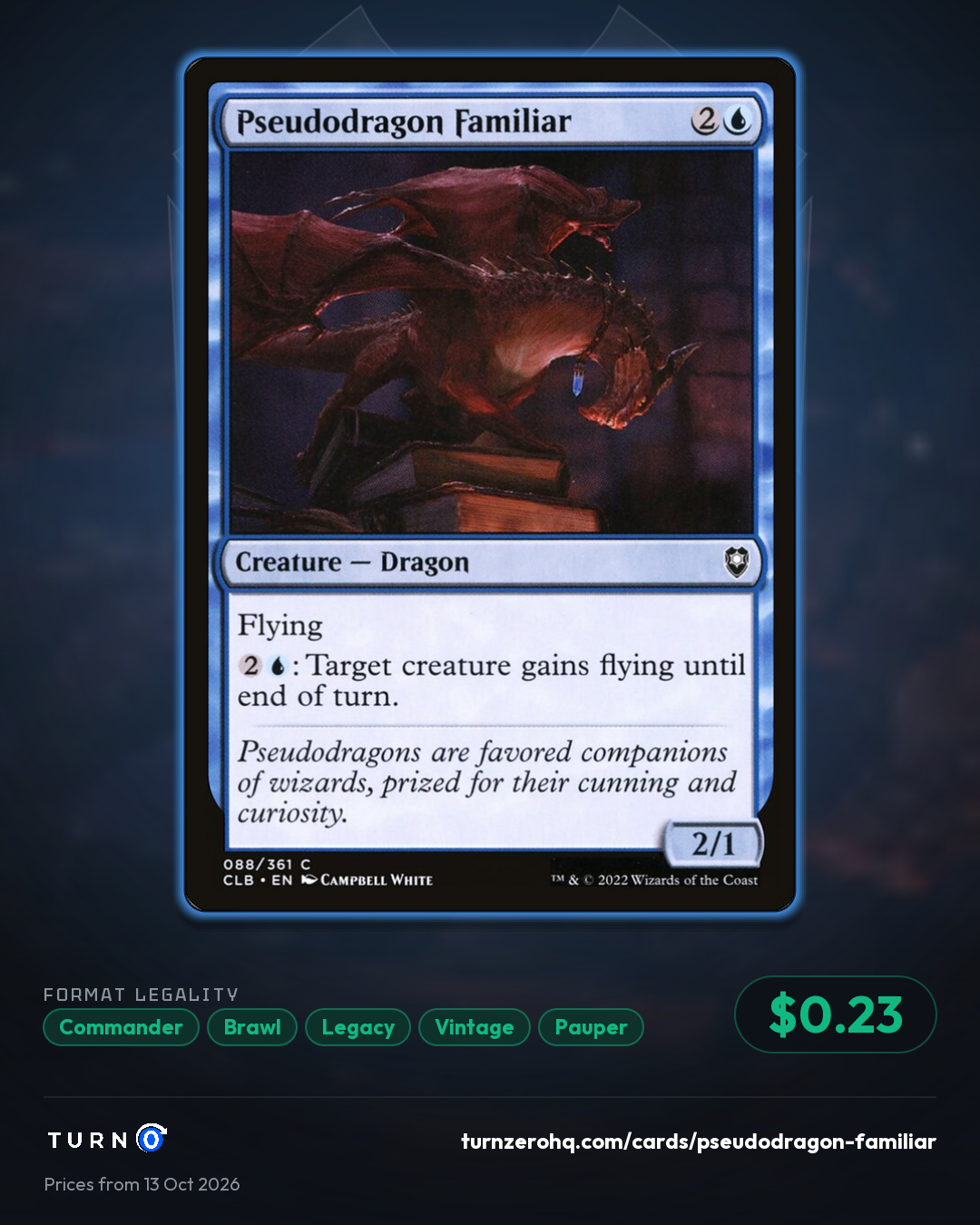 Shareable picture of Pseudodragon Familiar