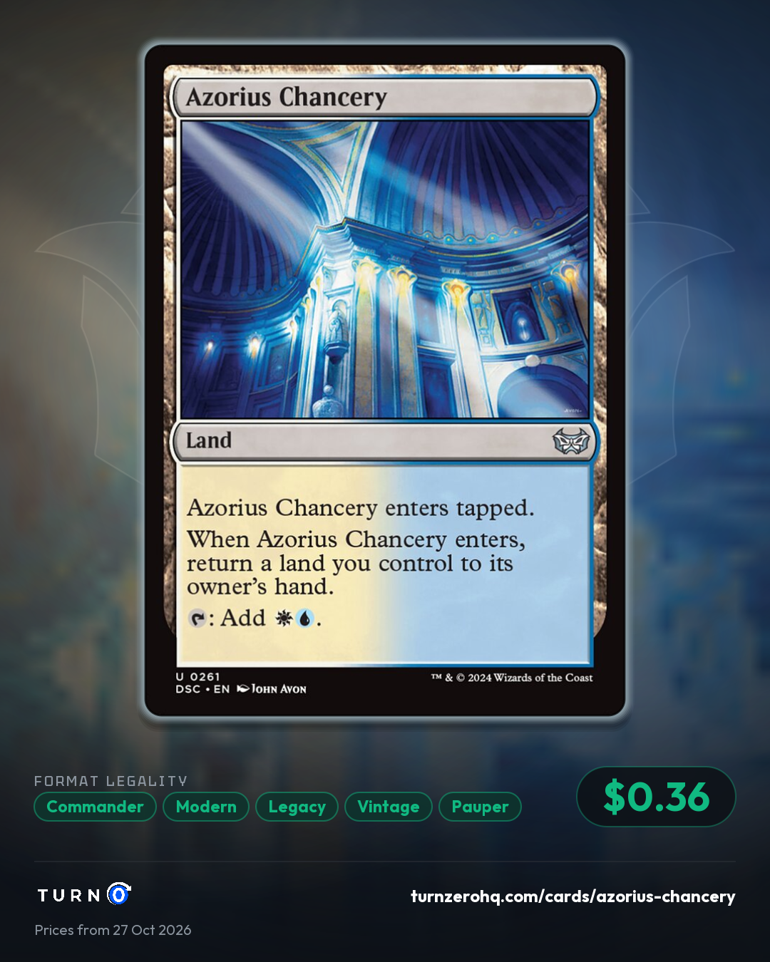 Shareable picture of Azorius Chancery
