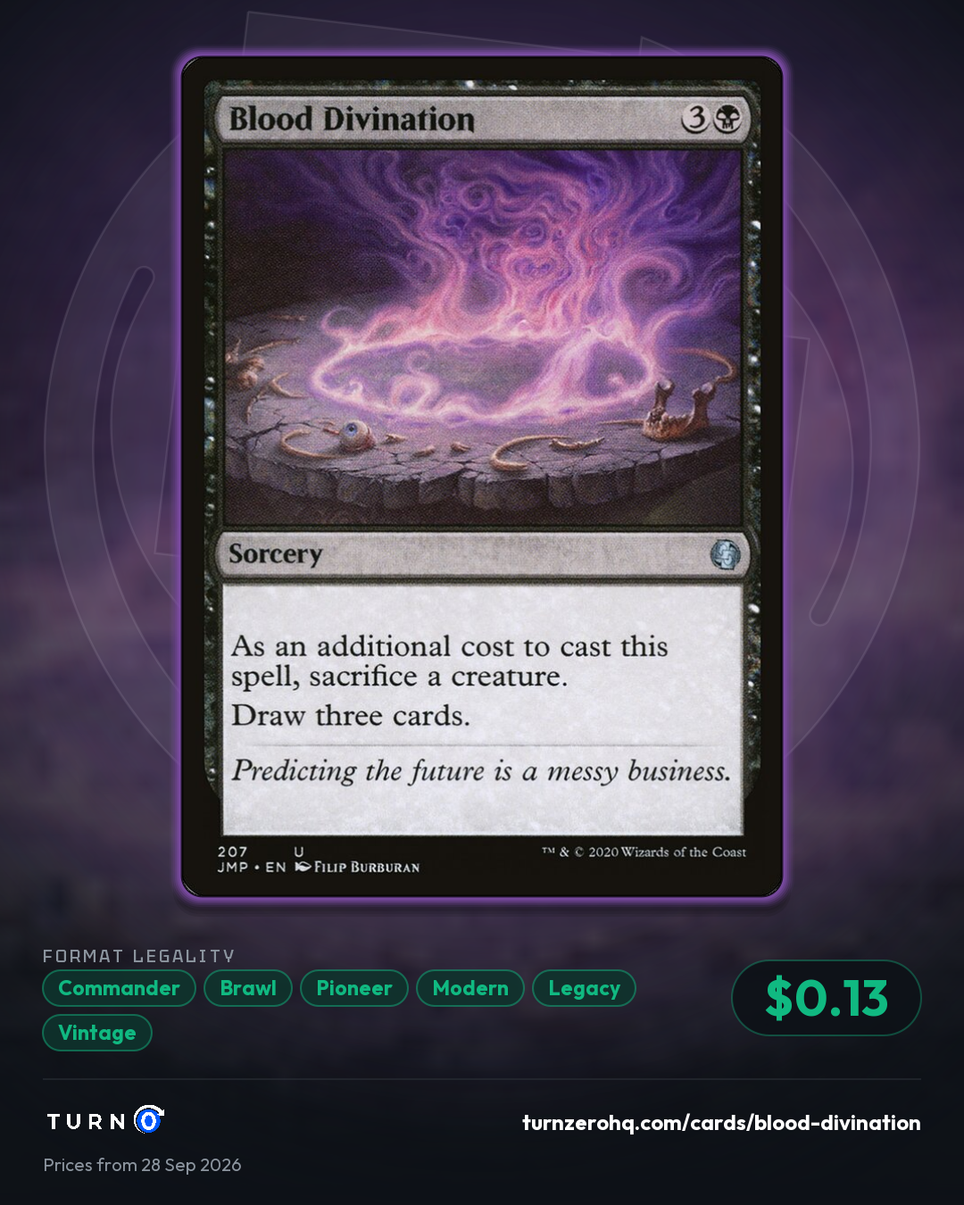 Shareable picture of Blood Divination
