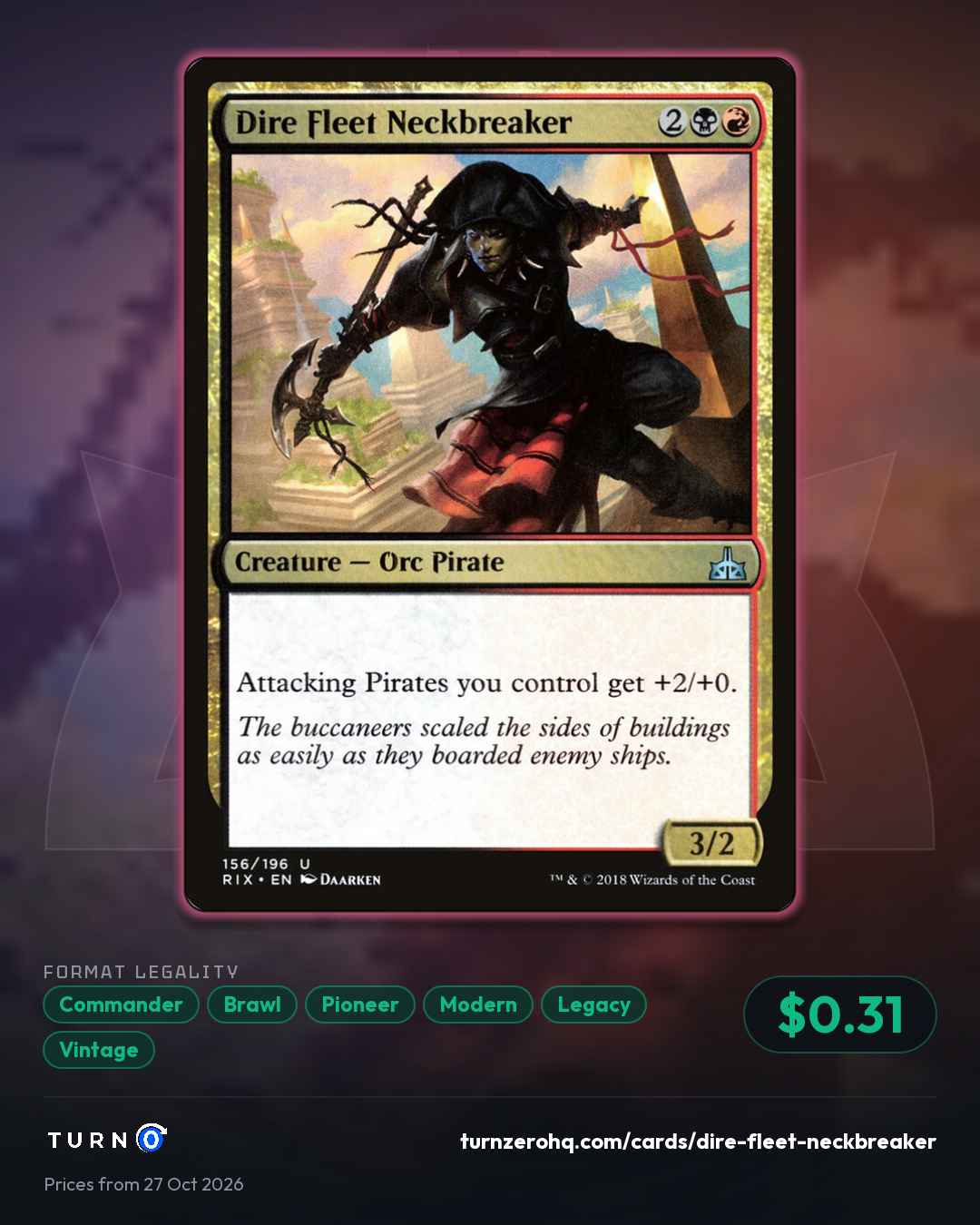 Shareable picture of Dire Fleet Neckbreaker
