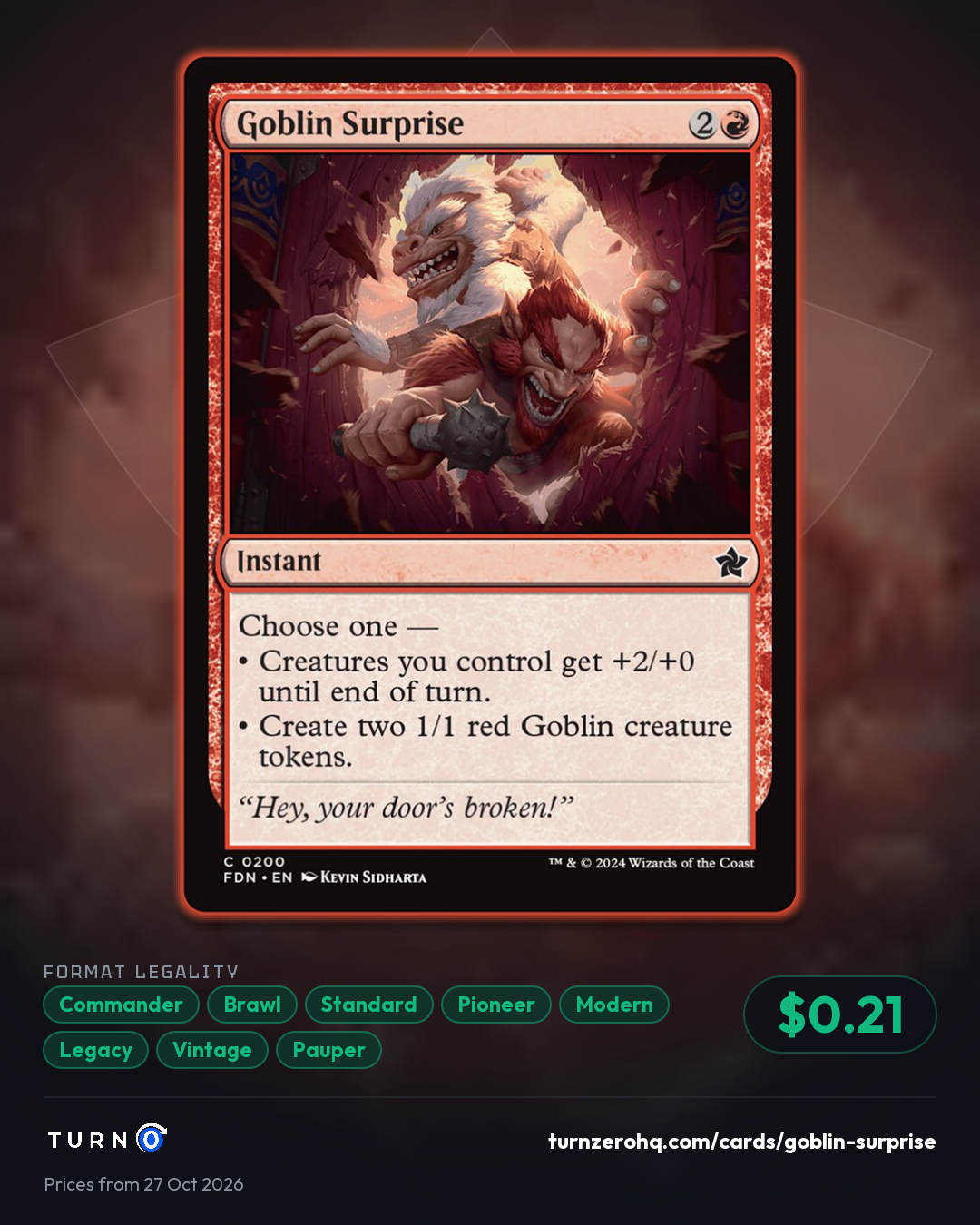 Shareable picture of Goblin Surprise