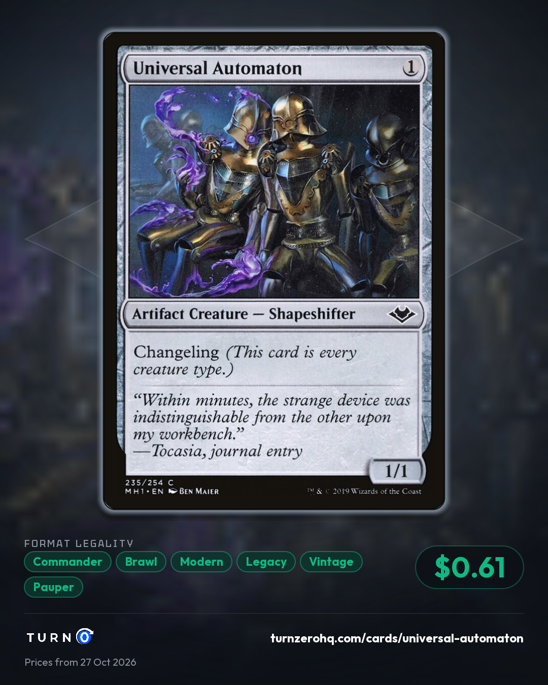 Shareable picture of Universal Automaton
