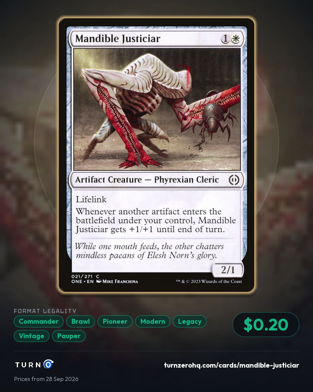 Shareable picture of Mandible Justiciar
