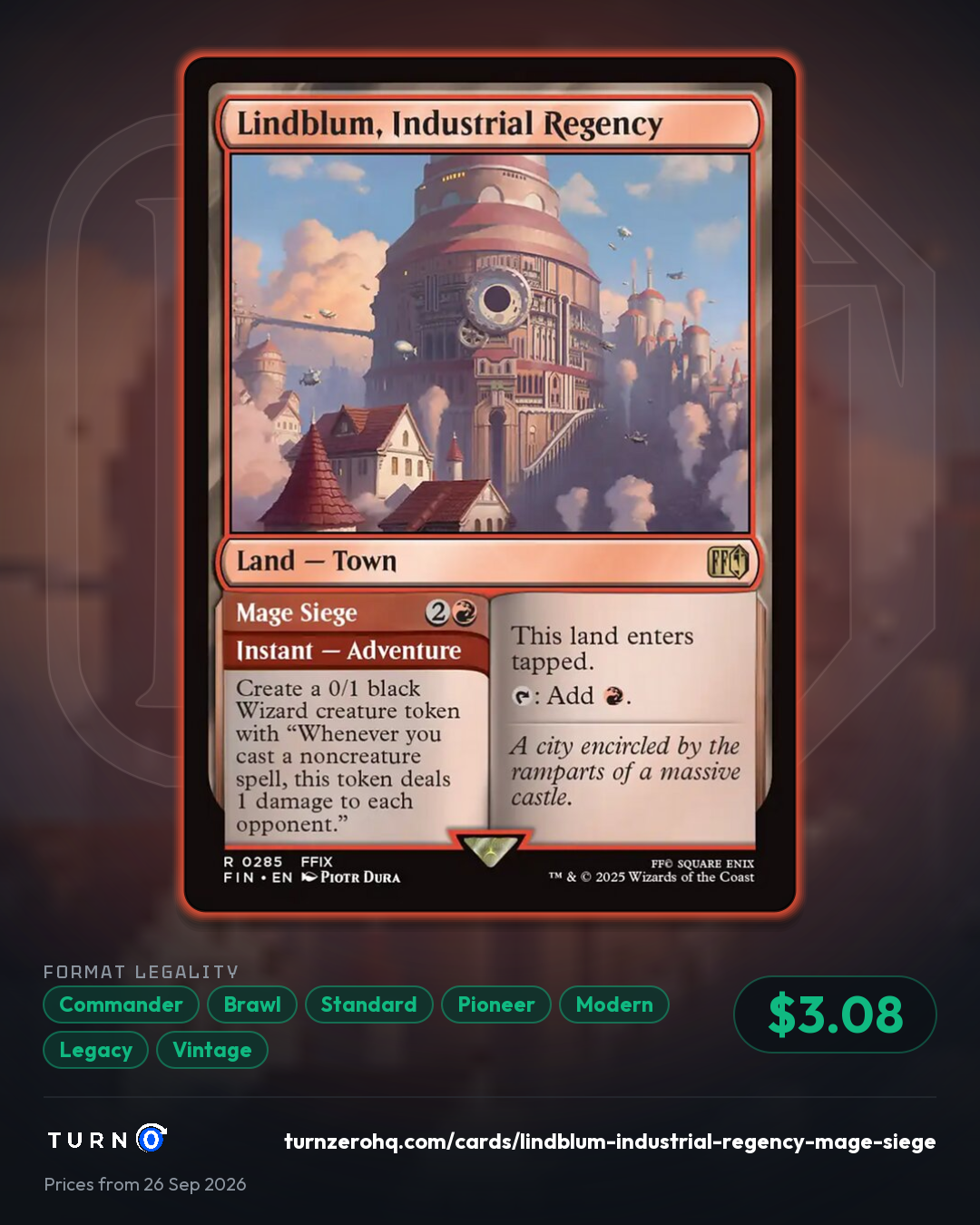 Shareable picture of Lindblum, Industrial Regency // Mage Siege