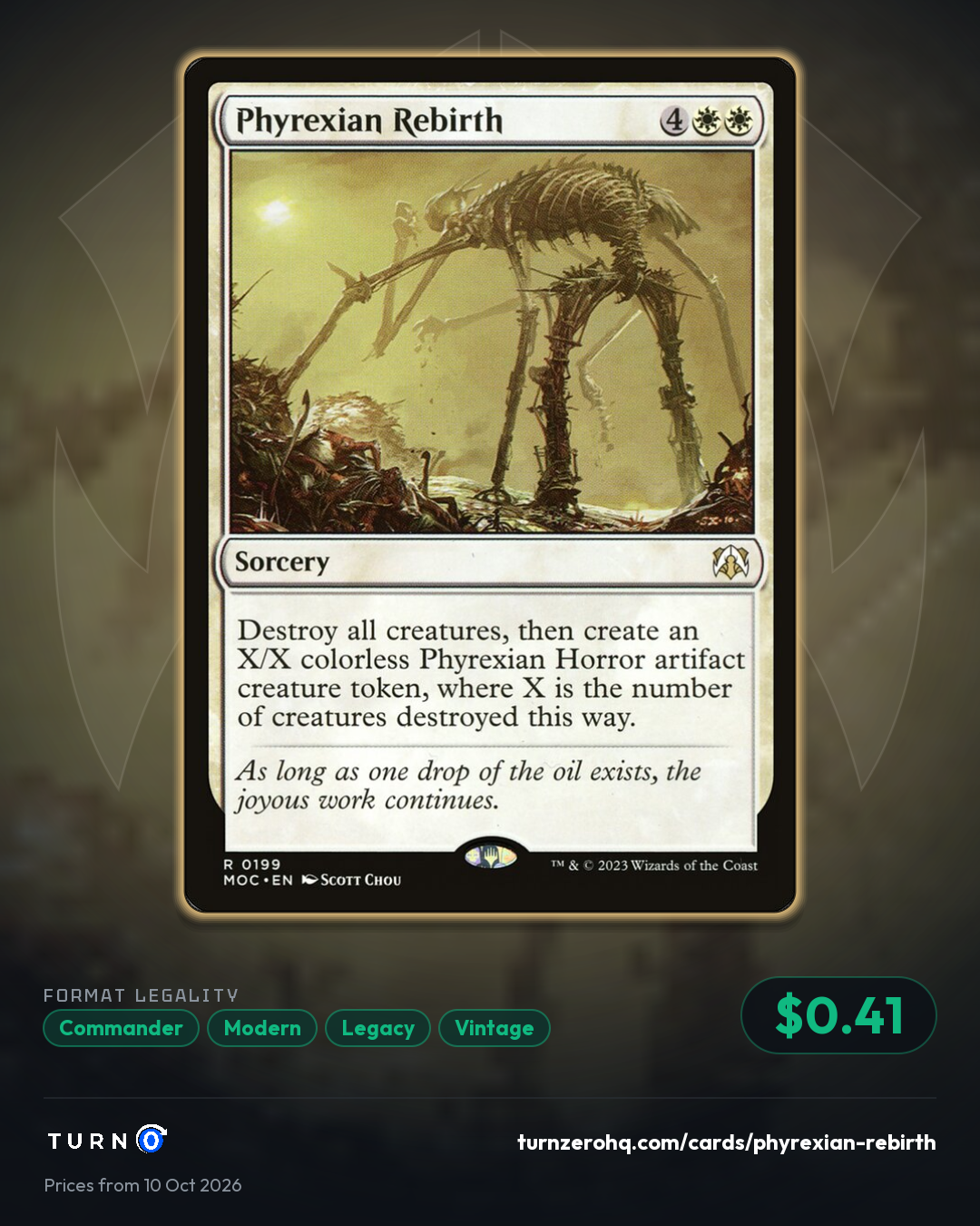 Shareable picture of Phyrexian Rebirth