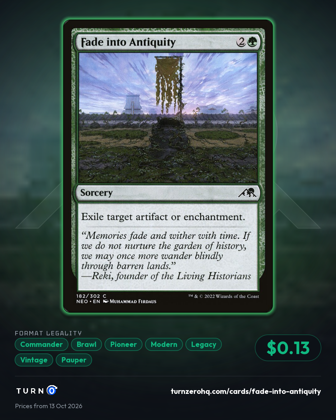 Shareable picture of Fade into Antiquity