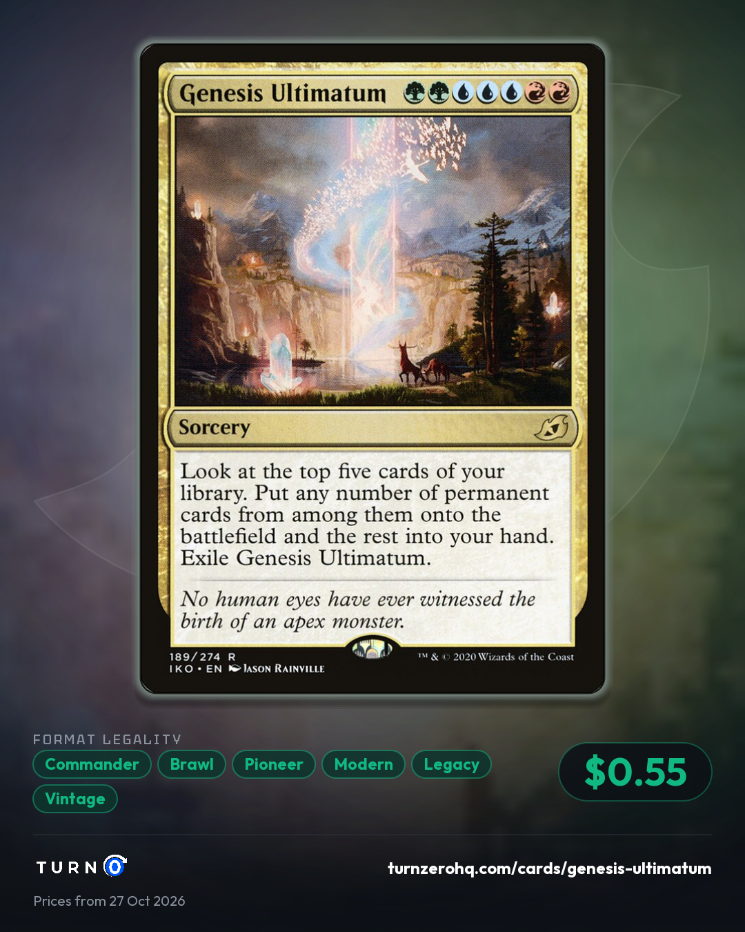 Shareable picture of Genesis Ultimatum