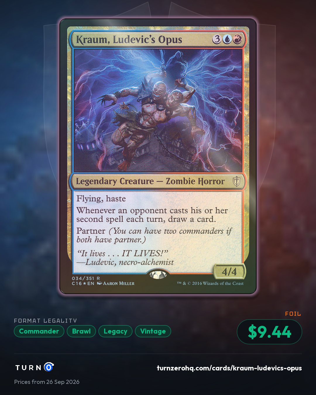 Shareable picture of Kraum, Ludevic's Opus