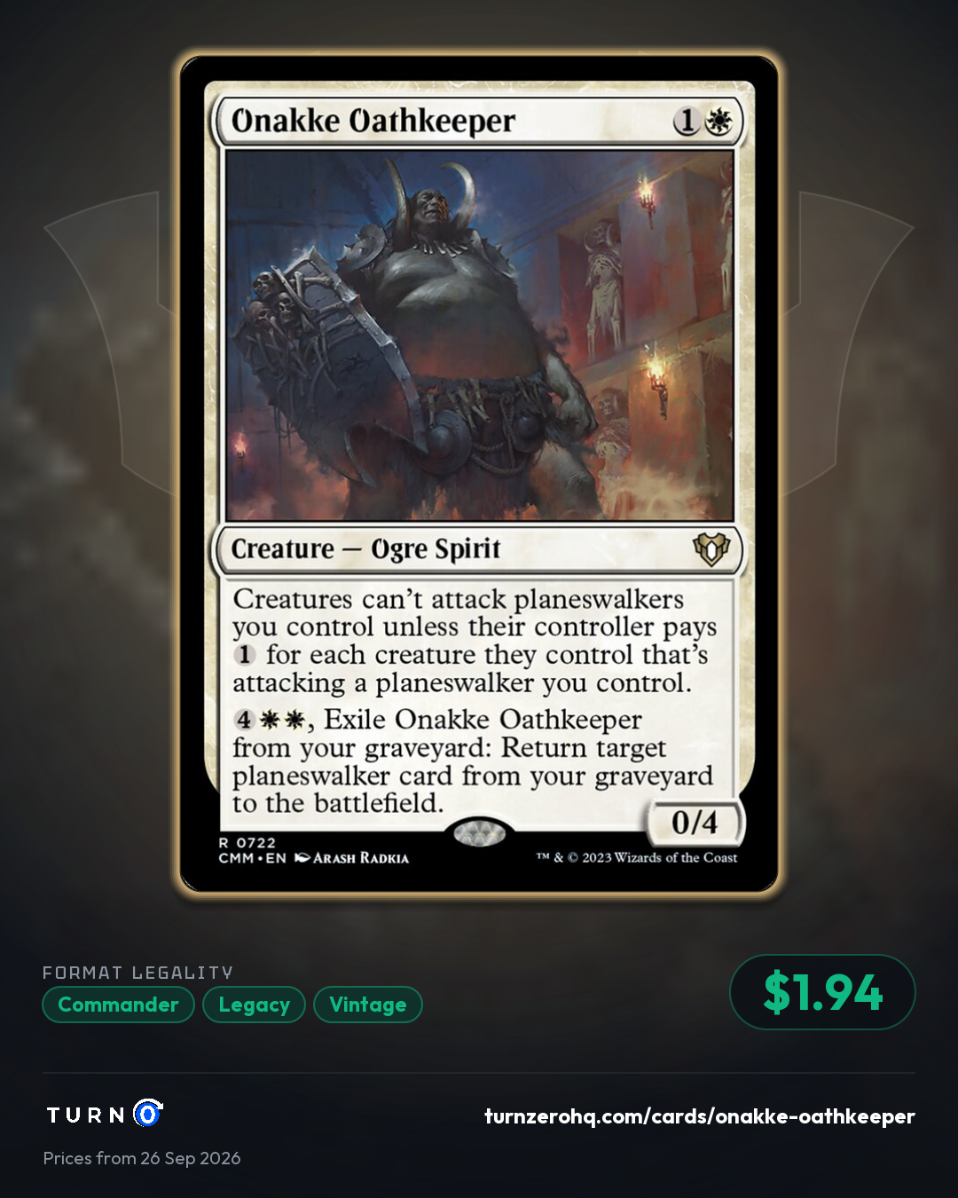 Shareable picture of Onakke Oathkeeper