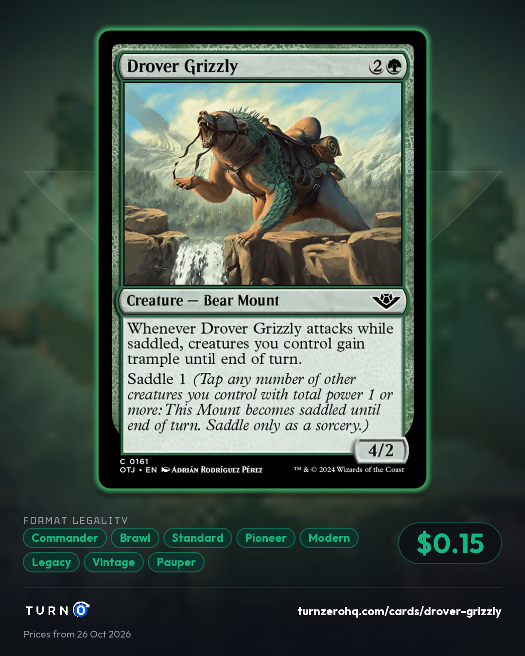 Shareable picture of Drover Grizzly