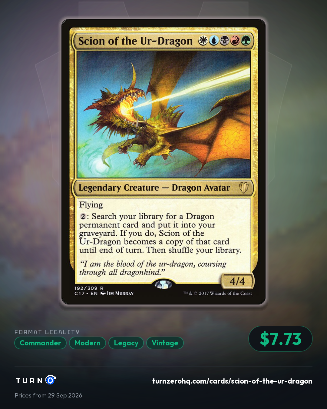 Shareable picture of Scion of the Ur-Dragon