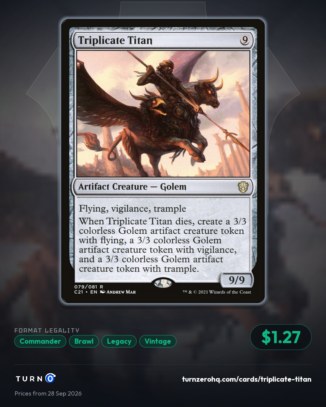 Shareable picture of Triplicate Titan