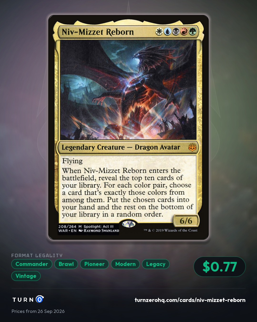 Shareable picture of Niv-Mizzet Reborn