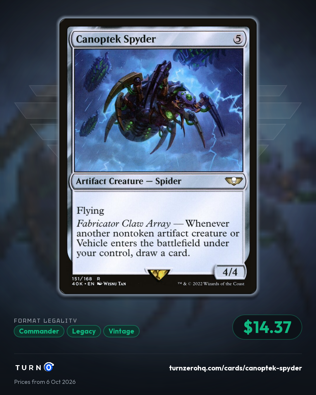 Shareable picture of Canoptek Spyder