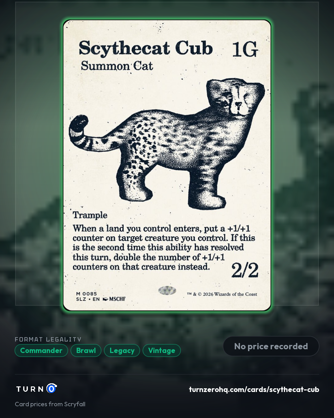 Shareable picture of Scythecat Cub