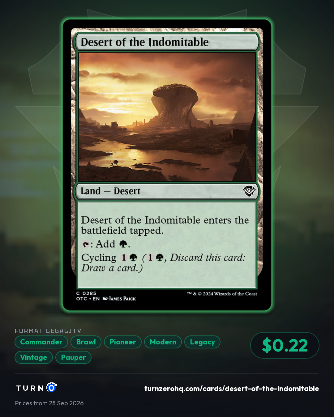Shareable picture of Desert of the Indomitable