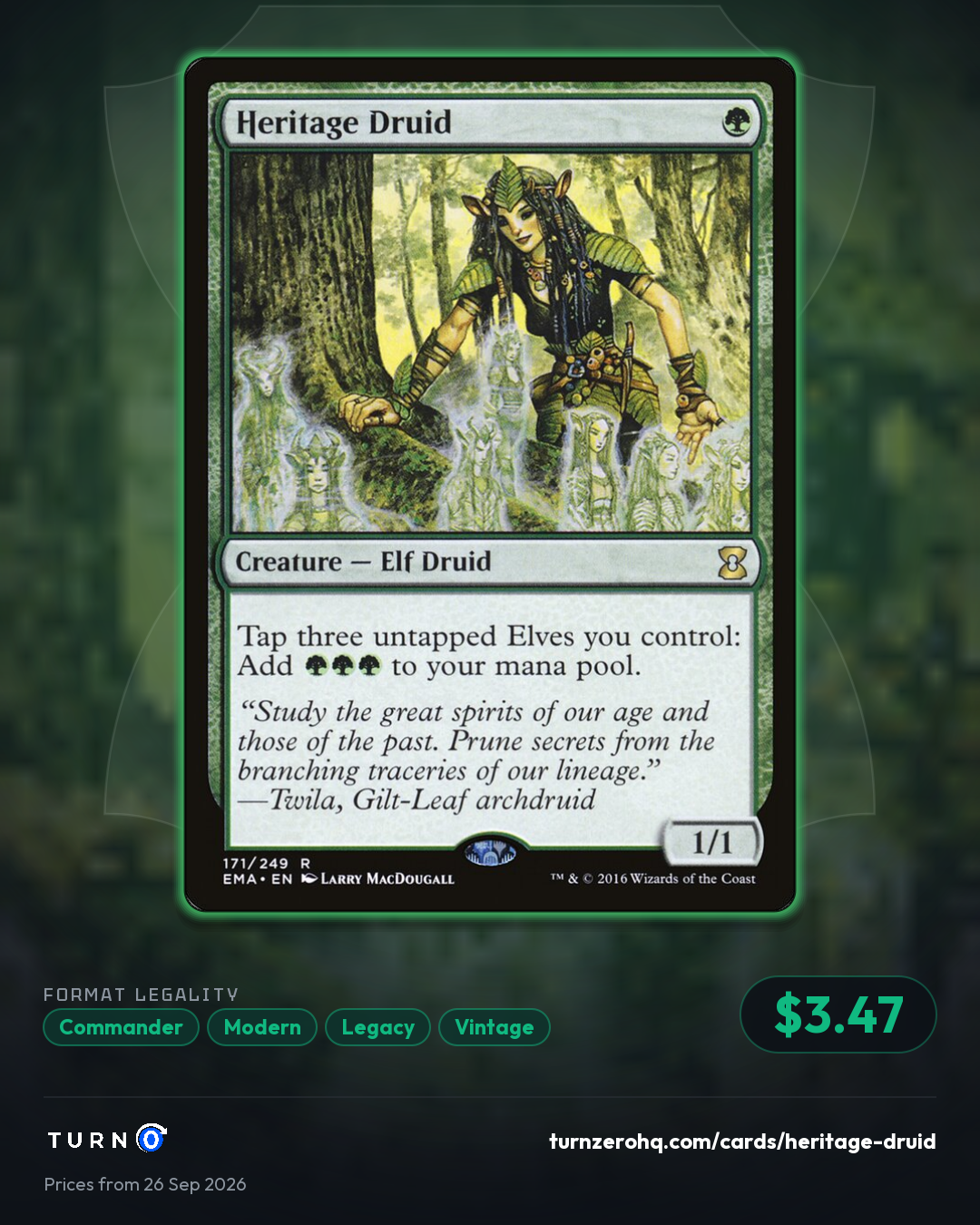 Shareable picture of Heritage Druid