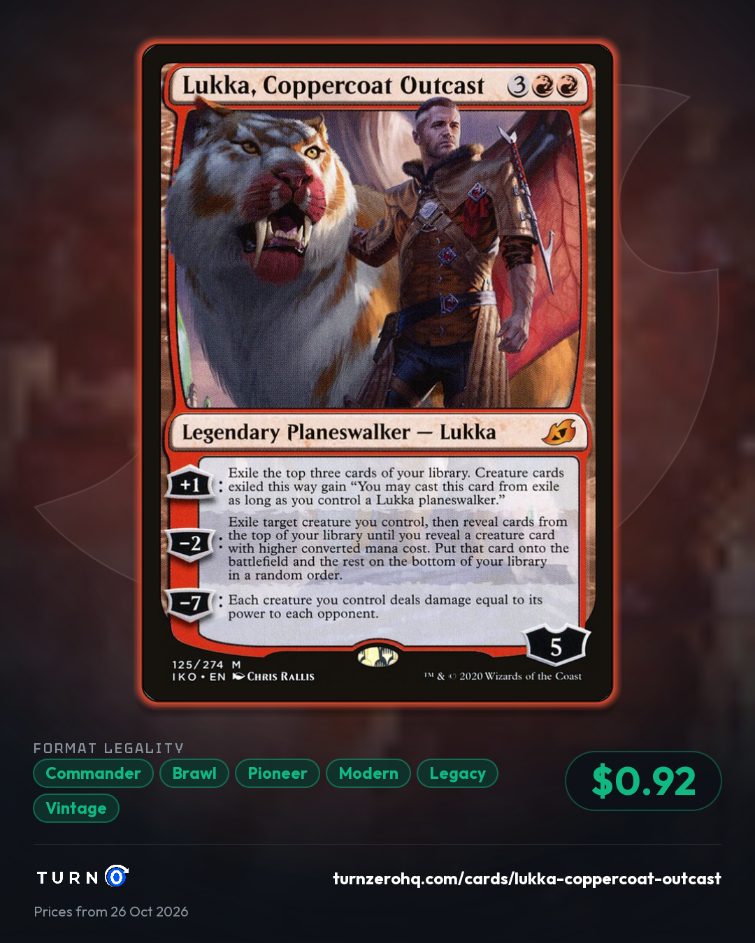 Shareable picture of Lukka, Coppercoat Outcast