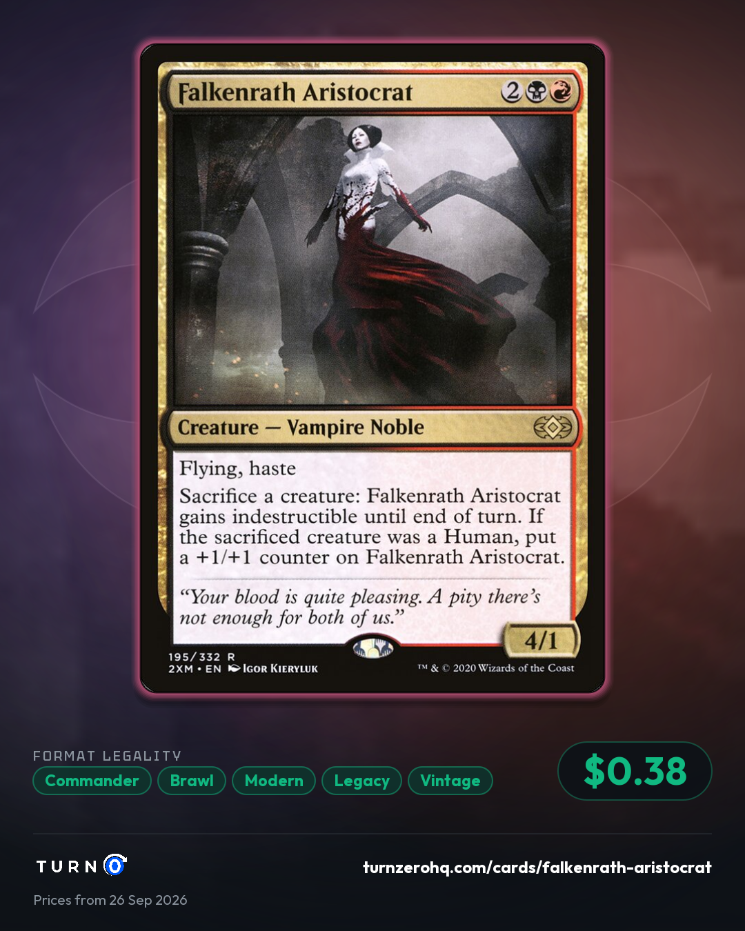 Shareable picture of Falkenrath Aristocrat