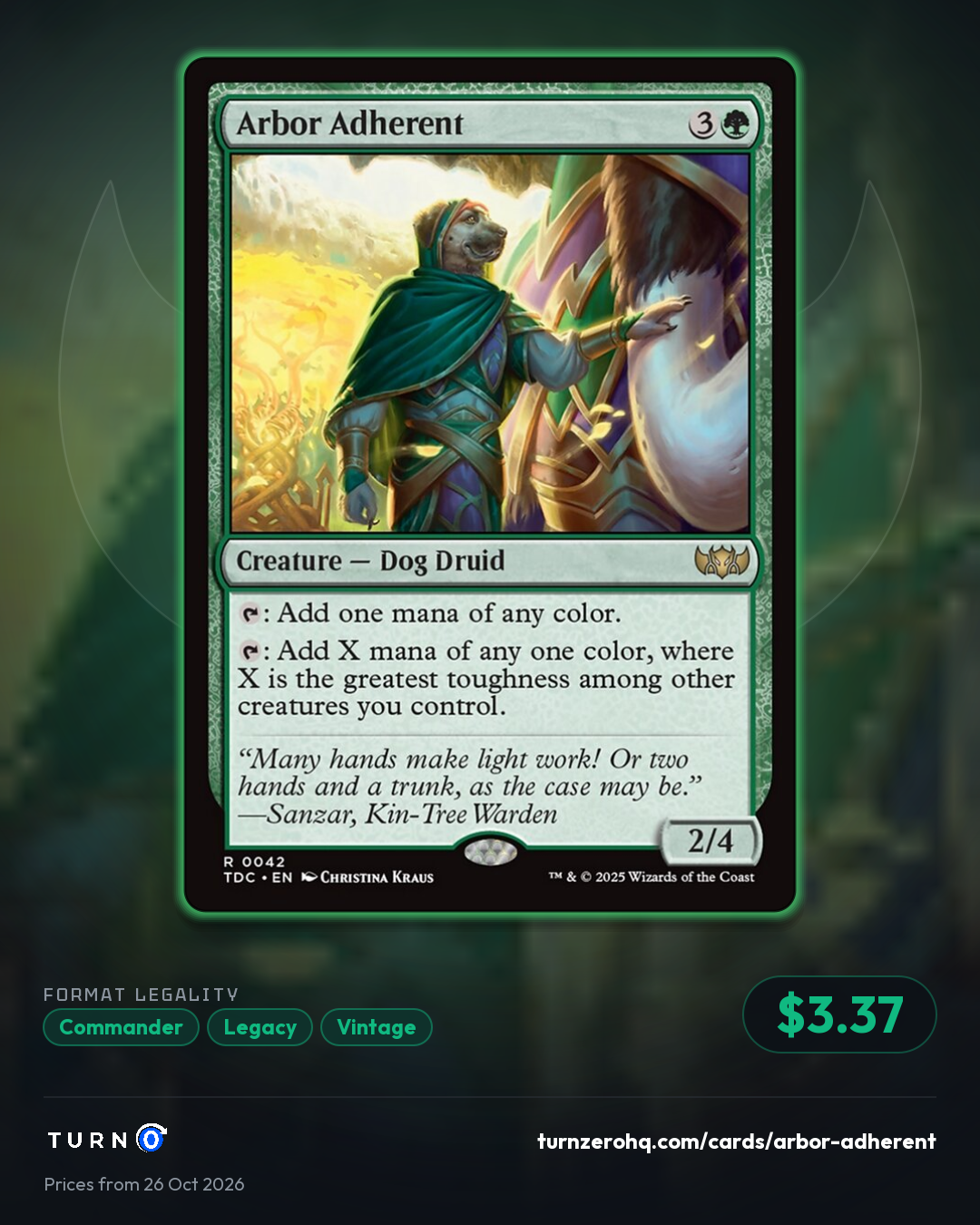 Shareable picture of Arbor Adherent