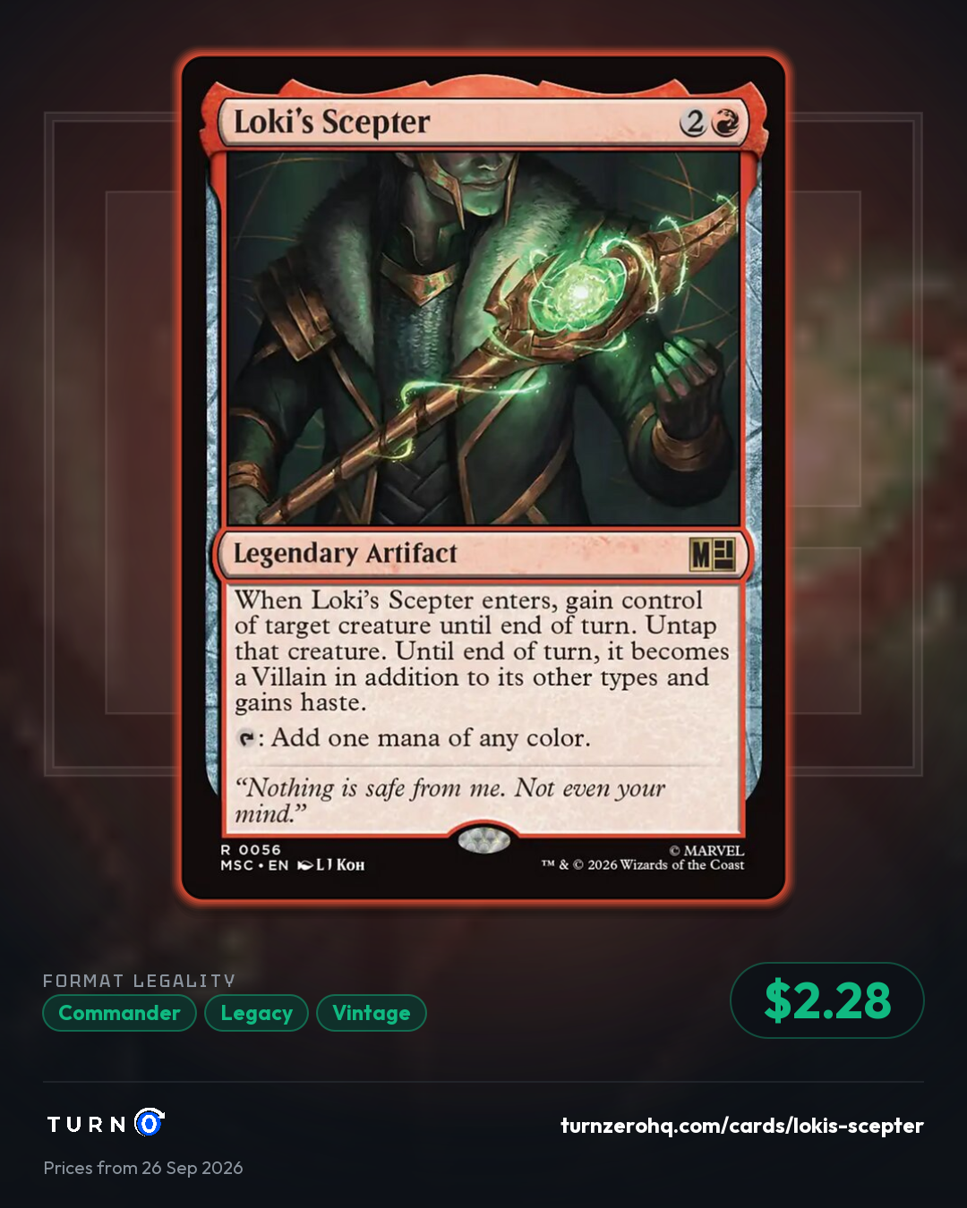 Shareable picture of Loki's Scepter
