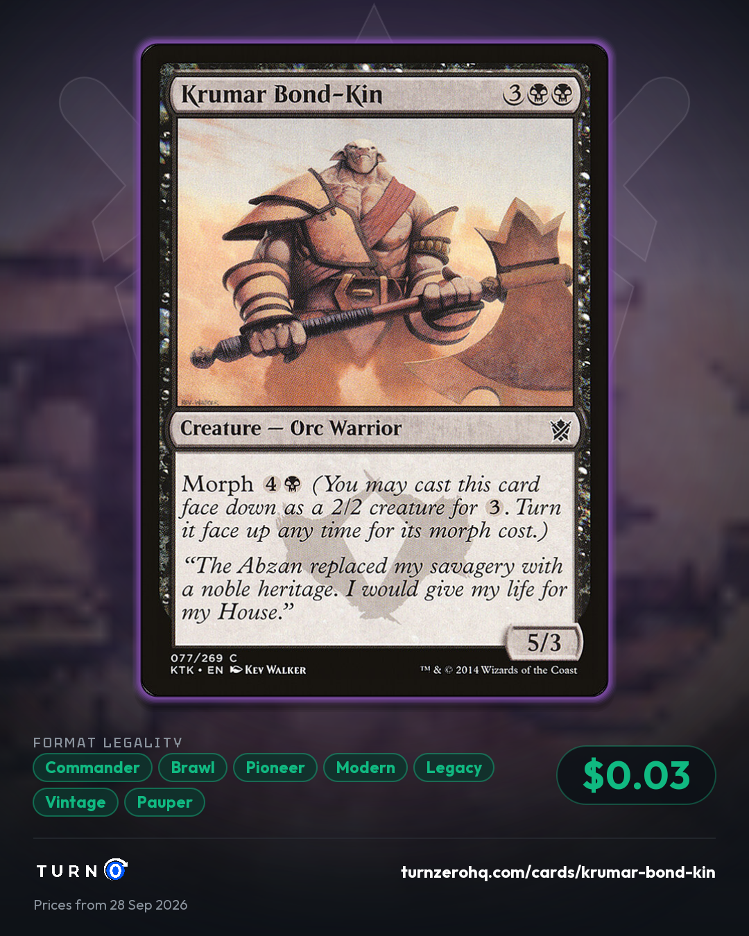Shareable picture of Krumar Bond-Kin
