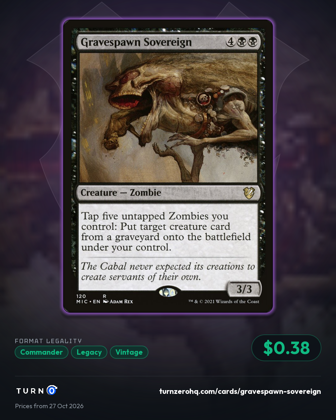 Shareable picture of Gravespawn Sovereign