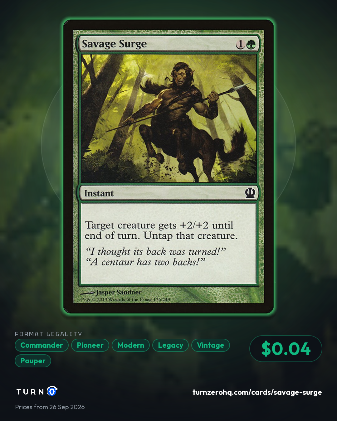 Shareable picture of Savage Surge