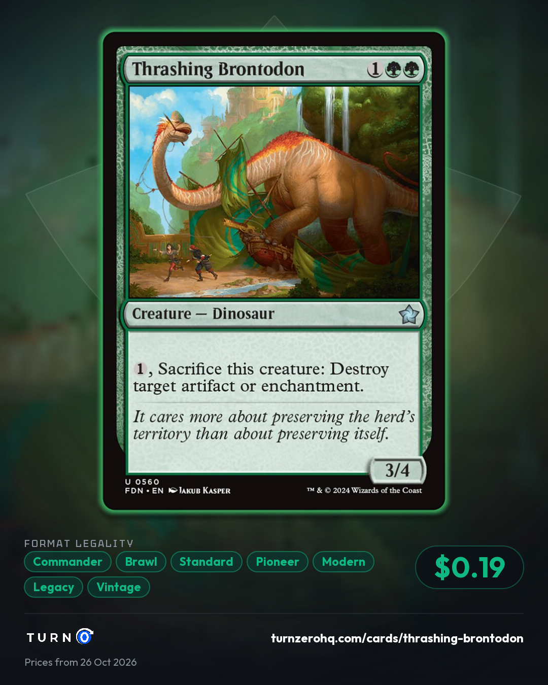 Shareable picture of Thrashing Brontodon