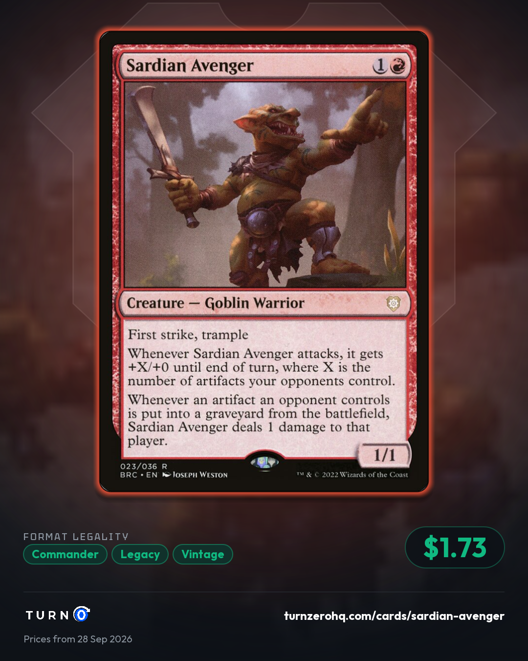 Shareable picture of Sardian Avenger