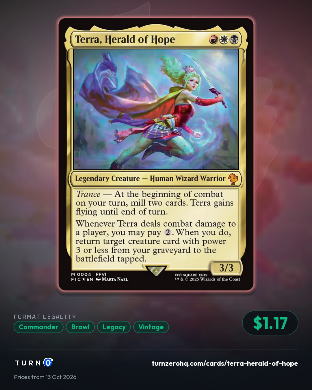 Shareable picture of Terra, Herald of Hope