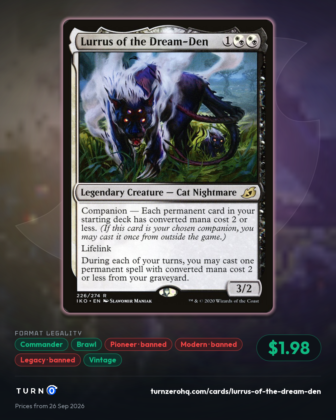 Shareable picture of Lurrus of the Dream-Den