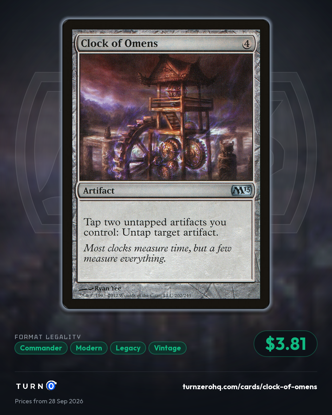 Shareable picture of Clock of Omens