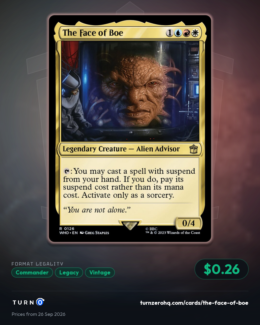 Shareable picture of The Face of Boe