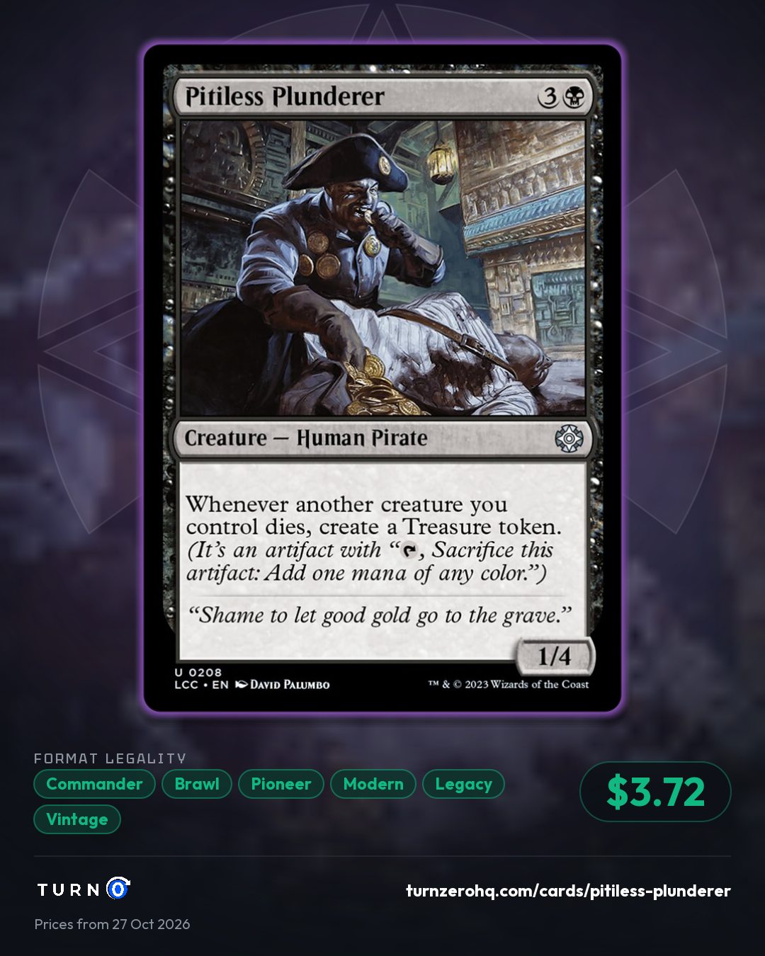 Shareable picture of Pitiless Plunderer