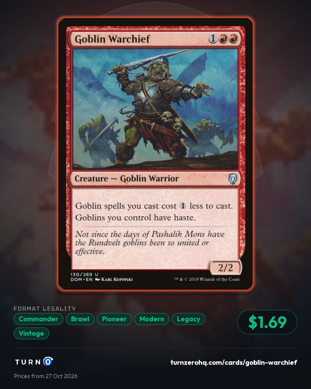 Shareable picture of Goblin Warchief