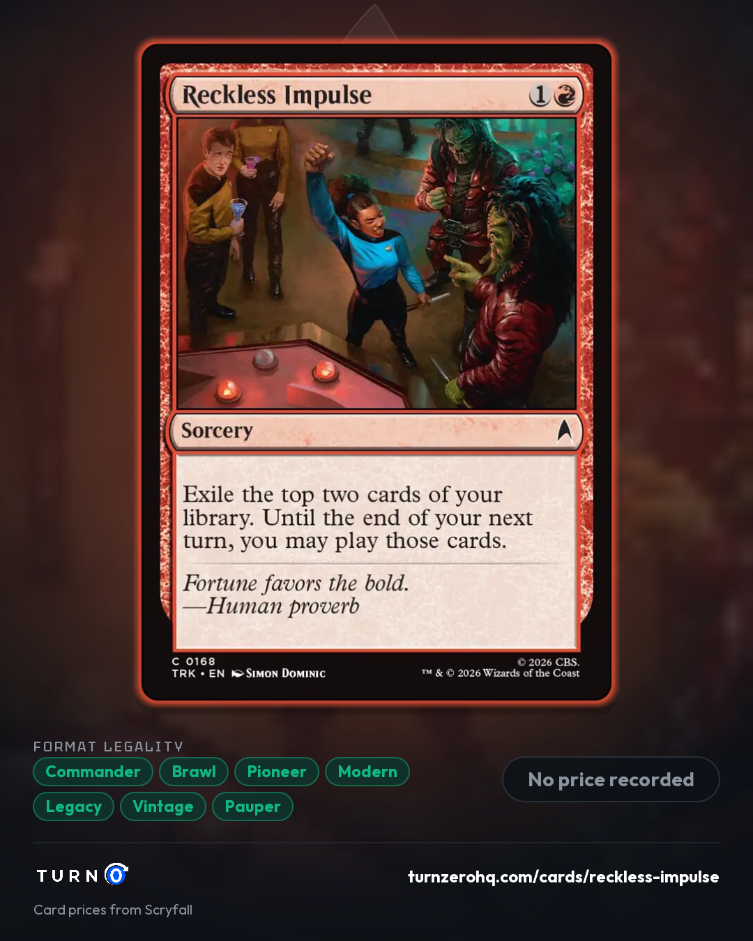 Shareable picture of Reckless Impulse