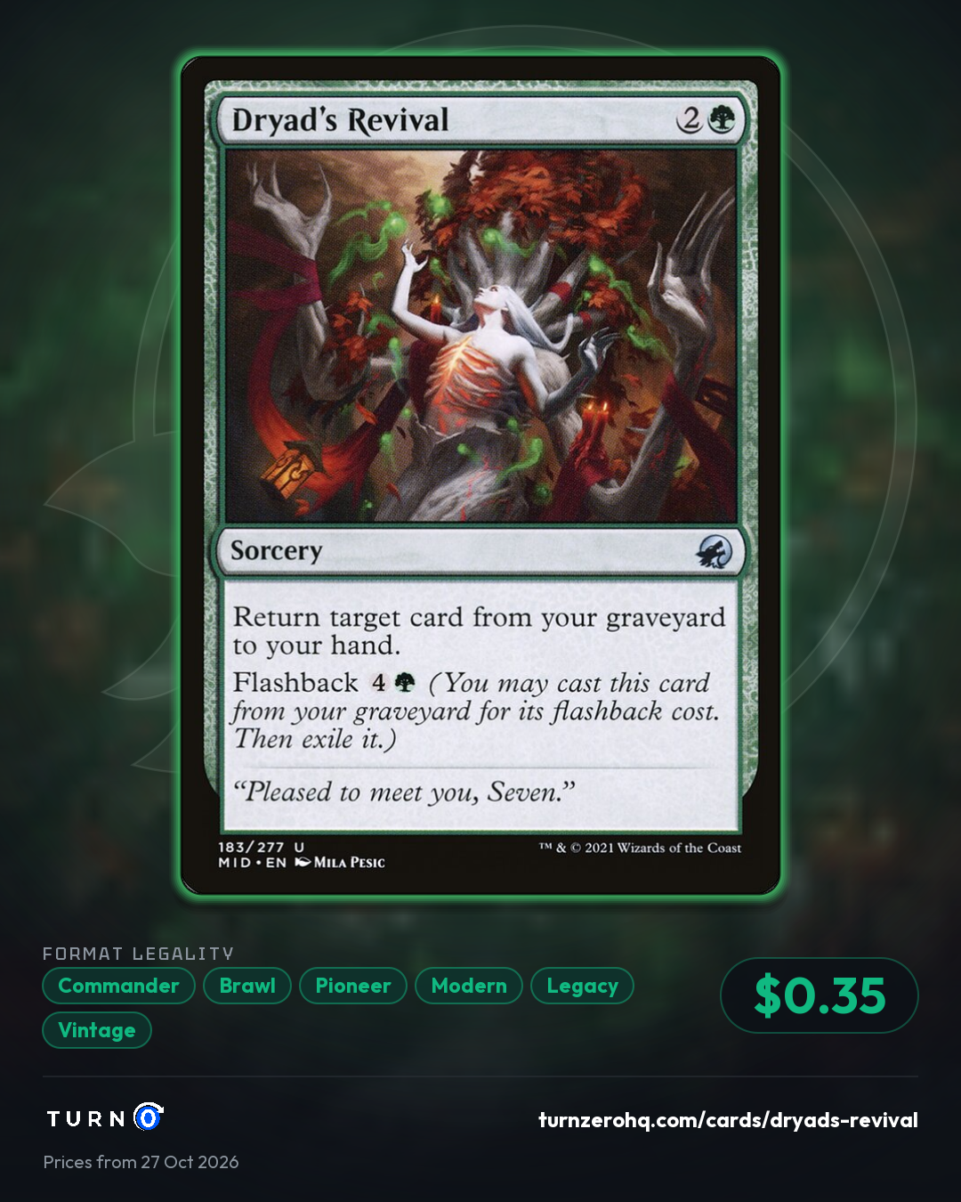 Shareable picture of Dryad's Revival