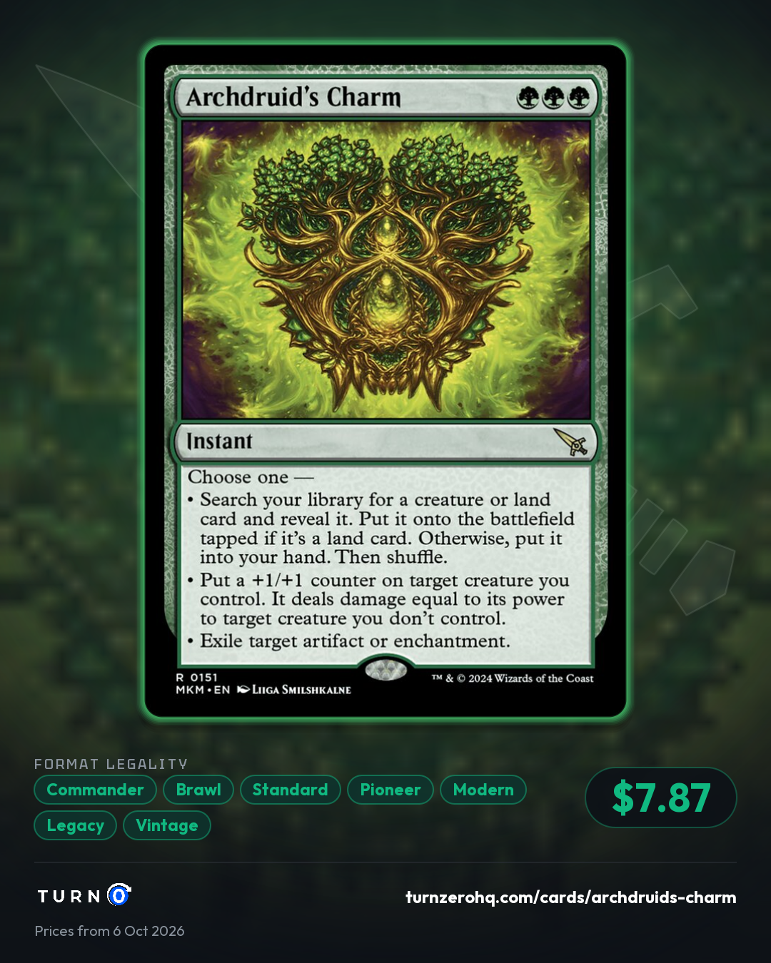 Shareable picture of Archdruid's Charm