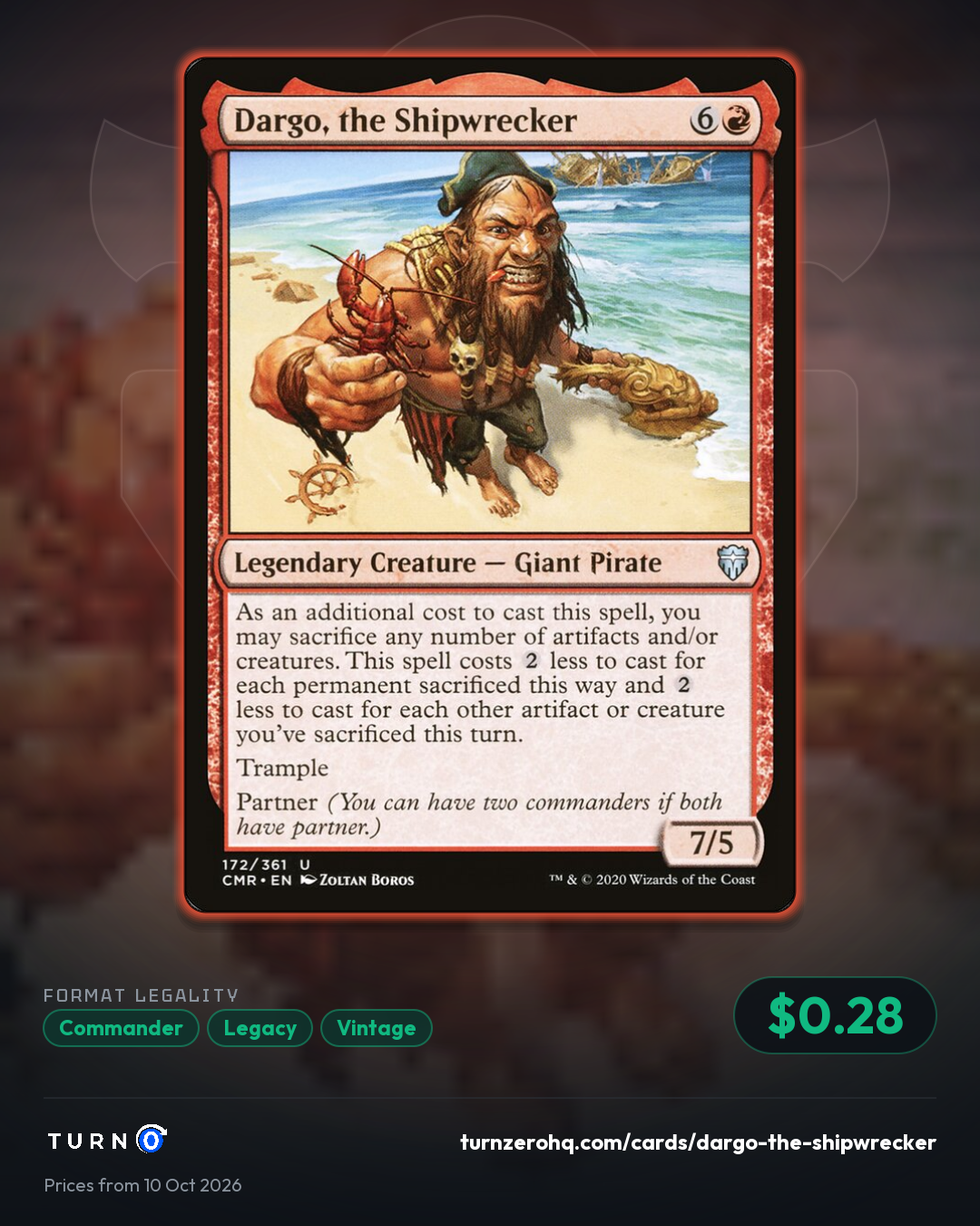 Shareable picture of Dargo, the Shipwrecker