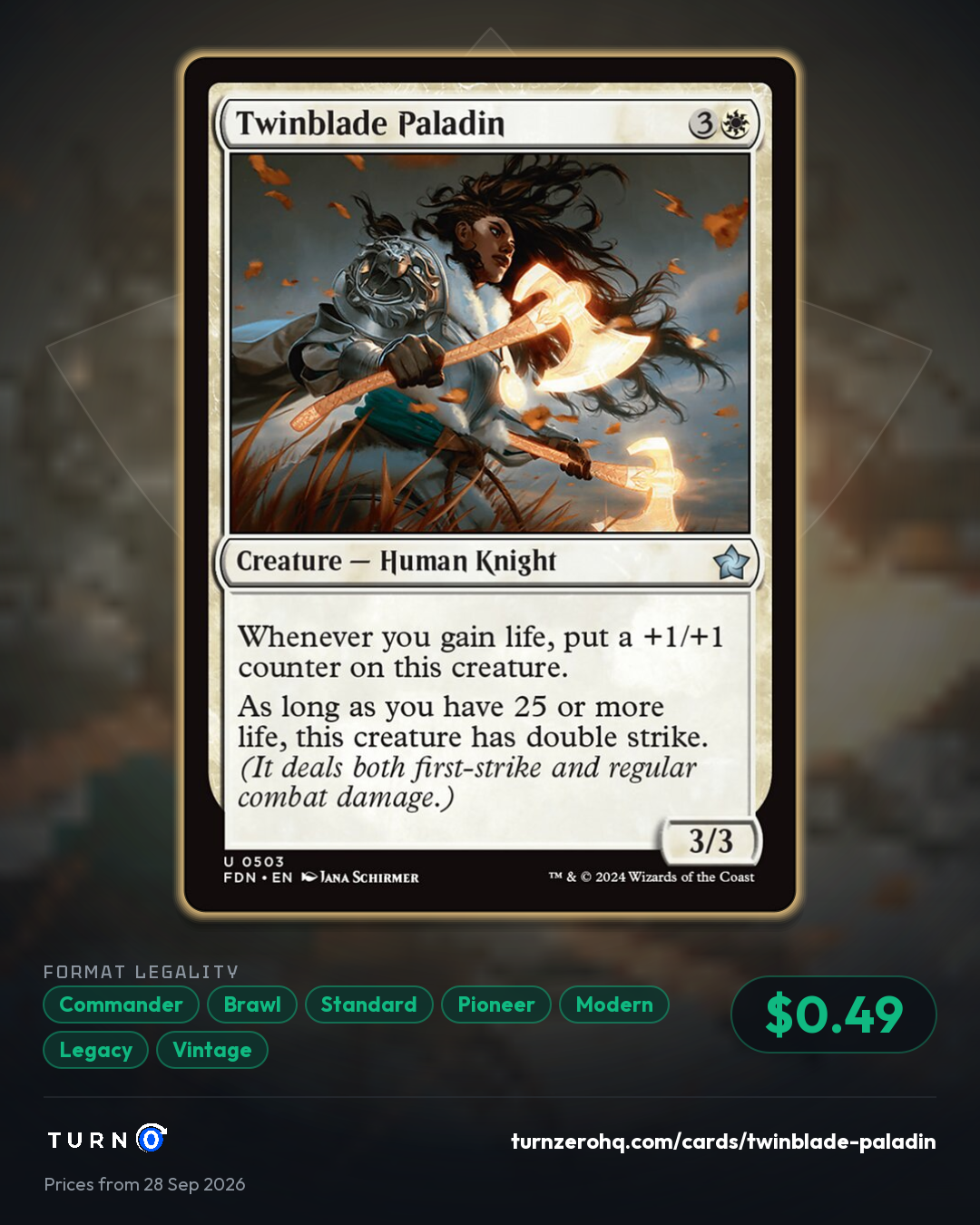 Shareable picture of Twinblade Paladin