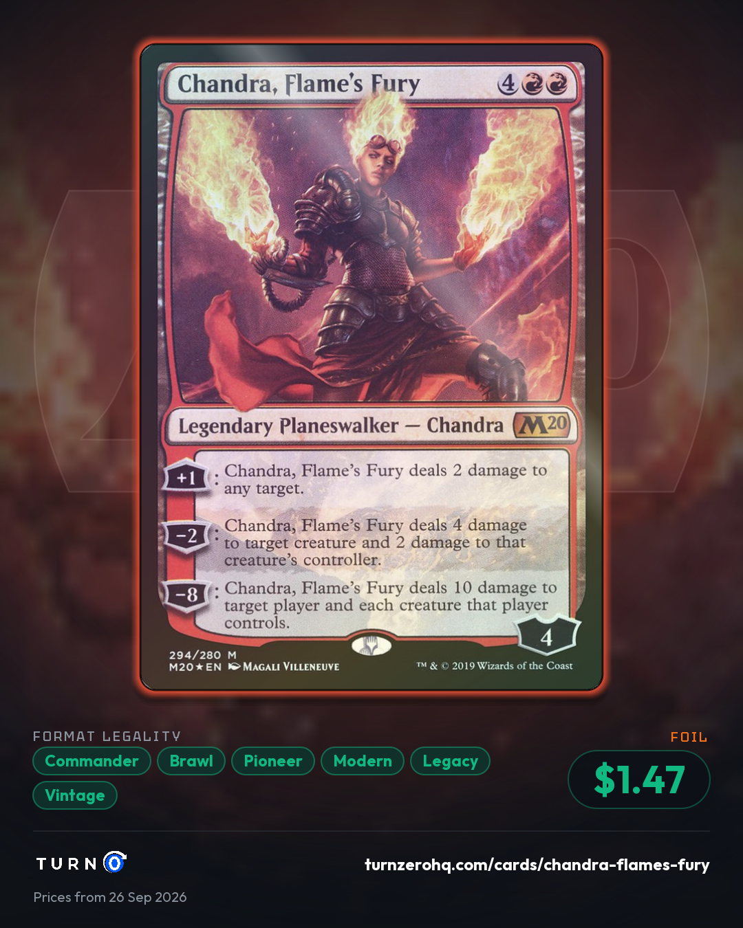Shareable picture of Chandra, Flame's Fury
