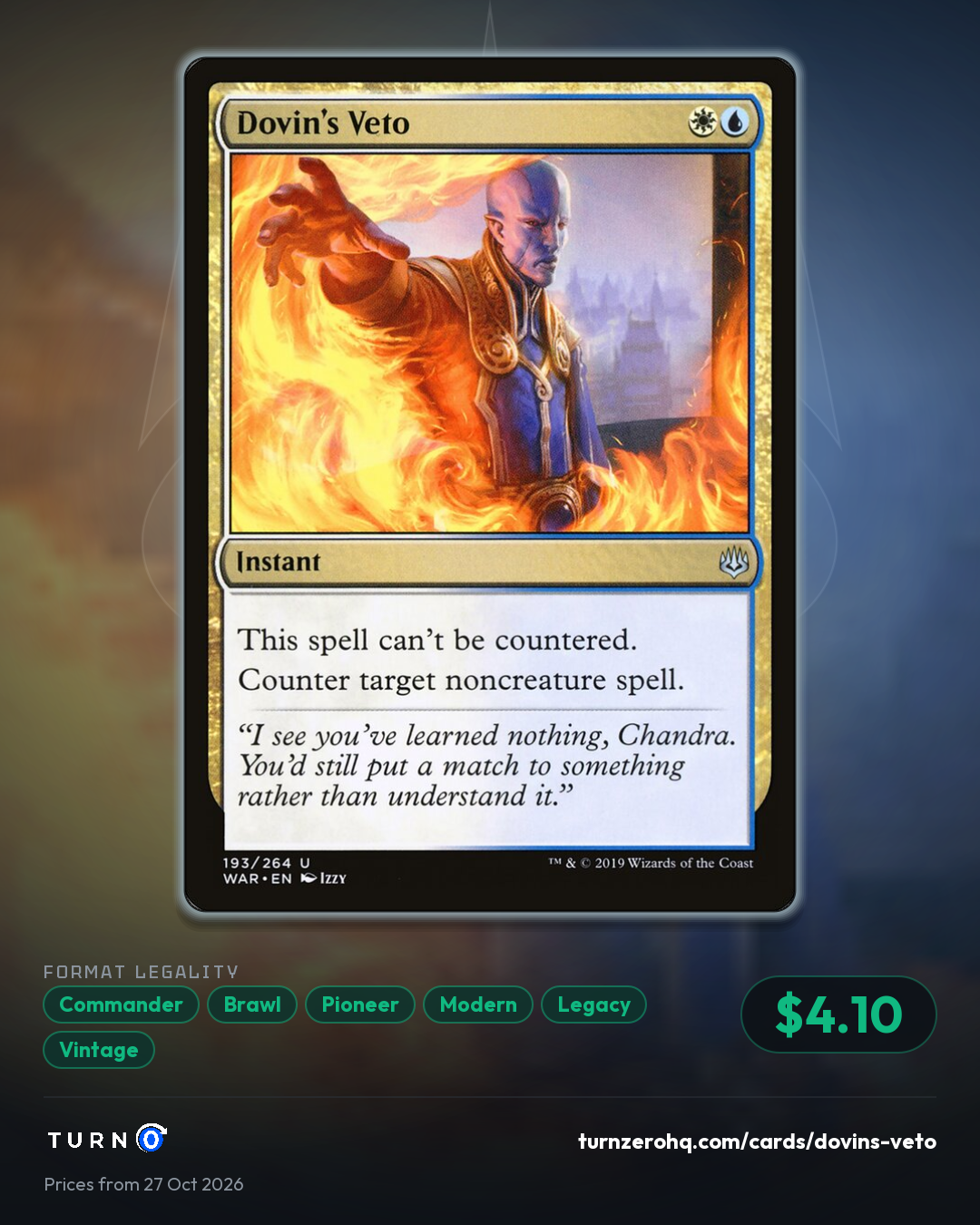 Shareable picture of Dovin's Veto