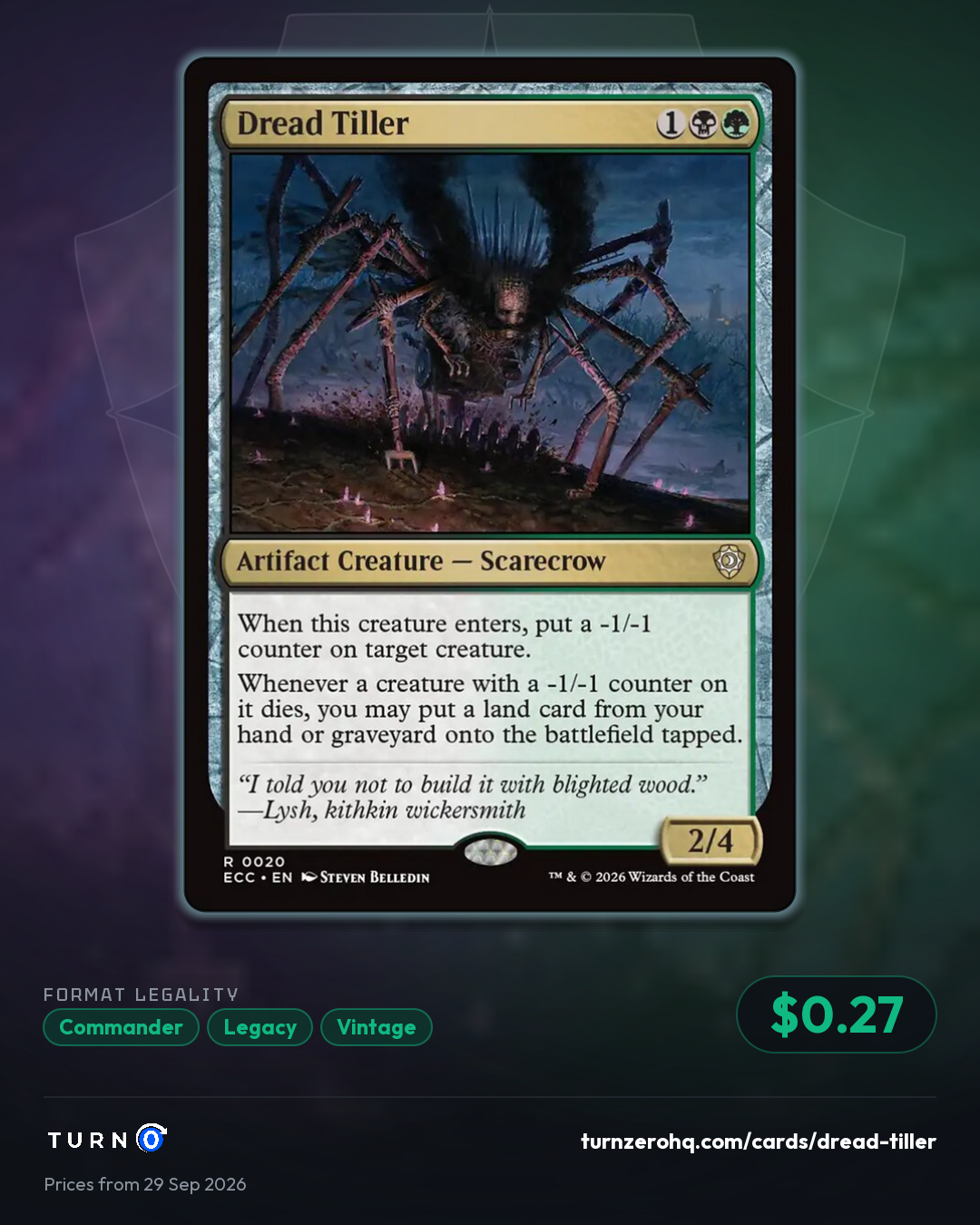 Shareable picture of Dread Tiller